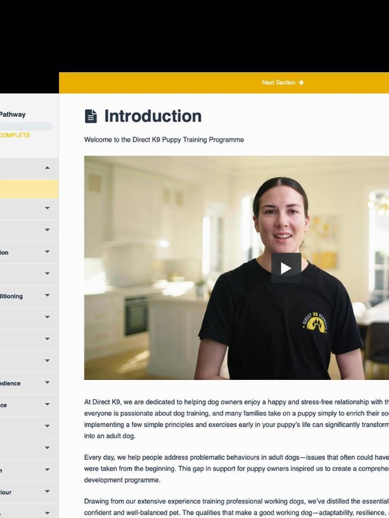 Online Puppy Training